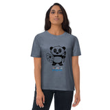 Work in Progress Panda artist Unisex organic cotton t-shirt (10% HOLIDAY DISCOUNT)