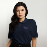 Tilde Bean logo Belong Empower Unisex pique polo shirt (10% HOLIDAY DISCOUNT)