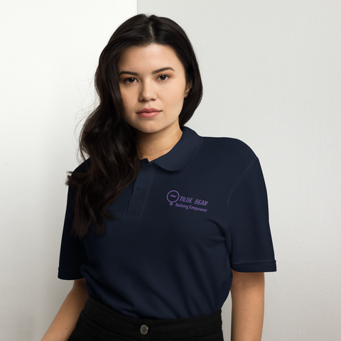 Tilde Bean logo Belong Empower Unisex pique polo shirt