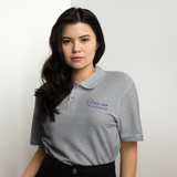 Tilde Bean logo Belong Empower Unisex pique polo shirt (10% HOLIDAY DISCOUNT)