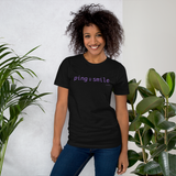 Ping Smile t-shirt | Computer Code t-shirt| Women in Technology t-shirt | Computer Humor t-shirt | Women Science Gifts | Unisex t-shirt