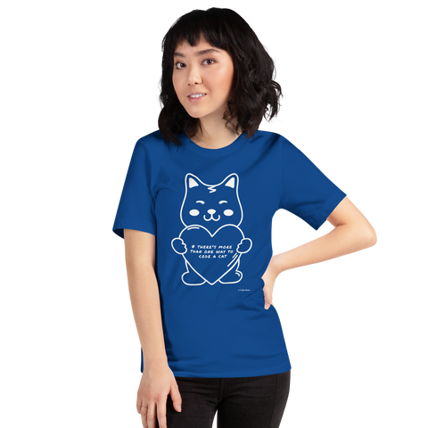 Cat Code t-shirt | More Ways to Code a Cat | New Technology Terminology Cute Cat t-shirt | Cat Lovers t-shirt | Computer Coding Cat | Unisex t-shirt