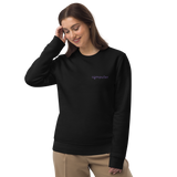 Computer women in technology shirt celebrating and empowering women in science technology, female symbol, Unisex organic, eco sweatshirt